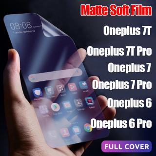 ฟิล์มไฮโดรเจล เต็มจอฟิล์มฝ้า คลือบอ่อน OnePlus 6 6T 7T Pro Matte Hydrogel film