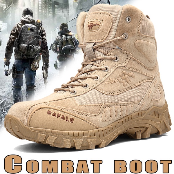 ขายด่วนซิป รองเท้าทหารหนังรองเท้ายุทธวิธีกันน้ำ size 39-46