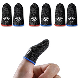 2Pcs Carbon Fiber Sweatproof Breathable Mobile Gaming Non-slip Finger Sleeves