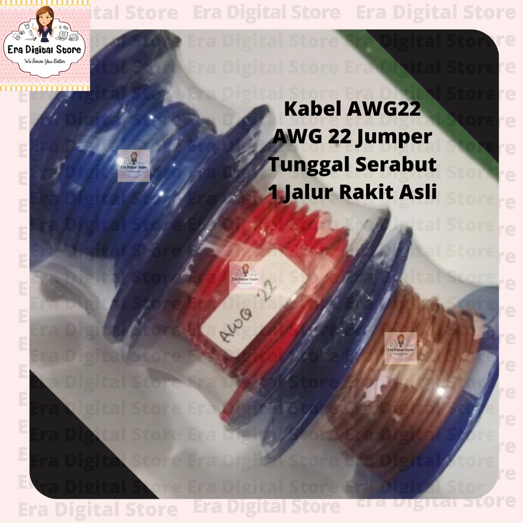 AWG22 AWG 22 Single Strand Jumper Cable 1 Line Original AWG Assembly. ไม่ธรรมดา