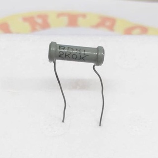 2k 1/2w vintage resistor brand ASAHI made in japan มีใช้ในเครื่องมือ เครื่องหลอดยุคเก่า ขนาด 1/2W 2K (1ชิ้น)