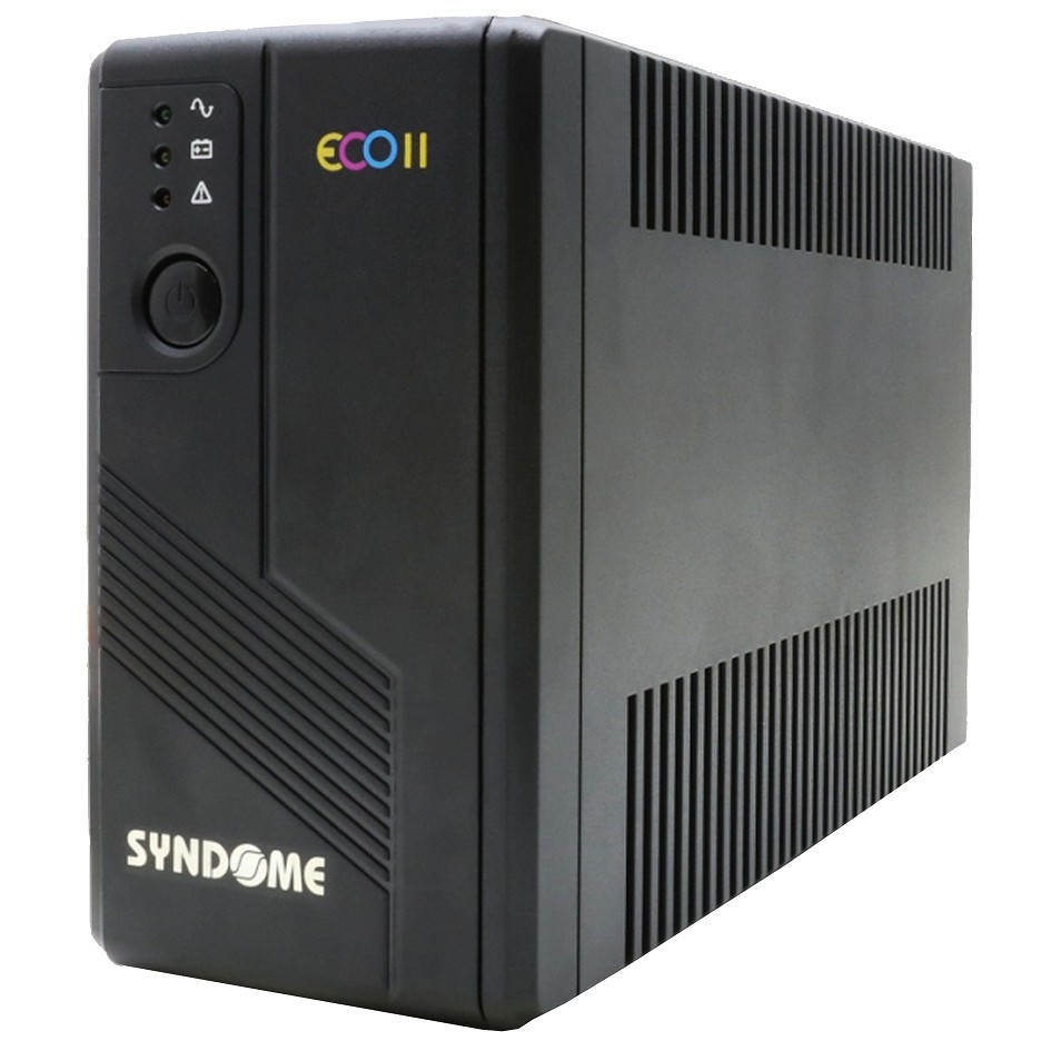 UPS (เครื่องสำรองไฟฟ้า) SYNDOME ECO SERIES รุ่น ECO II-800I (800VA/480WATT) - ประกัน 2 ปี