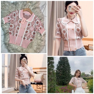 Pink-Korea-Kniting-เสื้อไหมพรมสุดน่ารัก