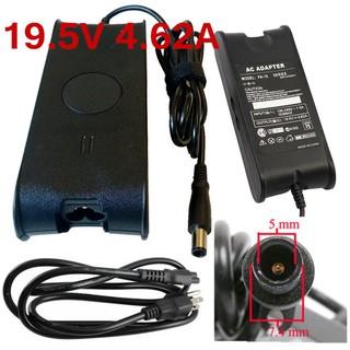 Laptop Ac Charger Adapter For Dell Inspiron 1440 1470 1570 Pa-10 19.5V 4.62A (7.4*5.0mm หัวเข็ม )90W