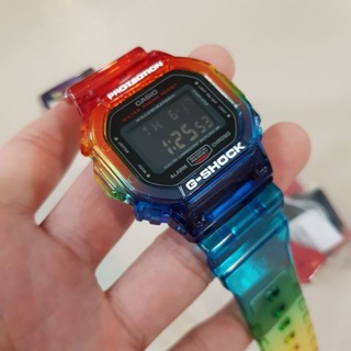 สีรุ้งกำลังมา Gshock รุ่น DW 5600HR