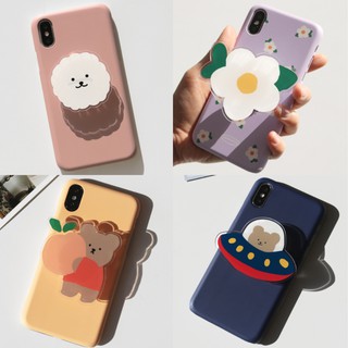 【Korean Grip Tok】 Cute BIg Phone Griptok Griptok ที่ติดโทรศัพท์ ที่ติดหลังมือถือ popup Finger Holder Bracket Kickstand  การ์ตูนติดหลังมือถือ ตัวติดหลังมือถือ กริ๊บต็อก