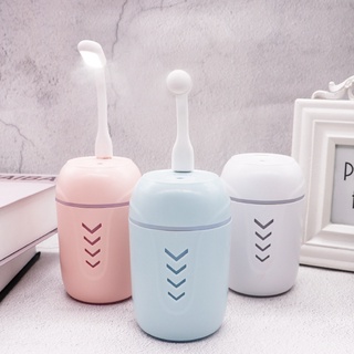 COMELY Mini humidifier เคเครื่องพ่นอโรม่า รื่องเพิ่มความชื้นในอากาศ USB charging mute car sprayer (night light+fan)