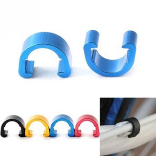 10Pcs MTB Frame C Buckle for Brake Cable Housing Hose Tube Shifter Guides Button