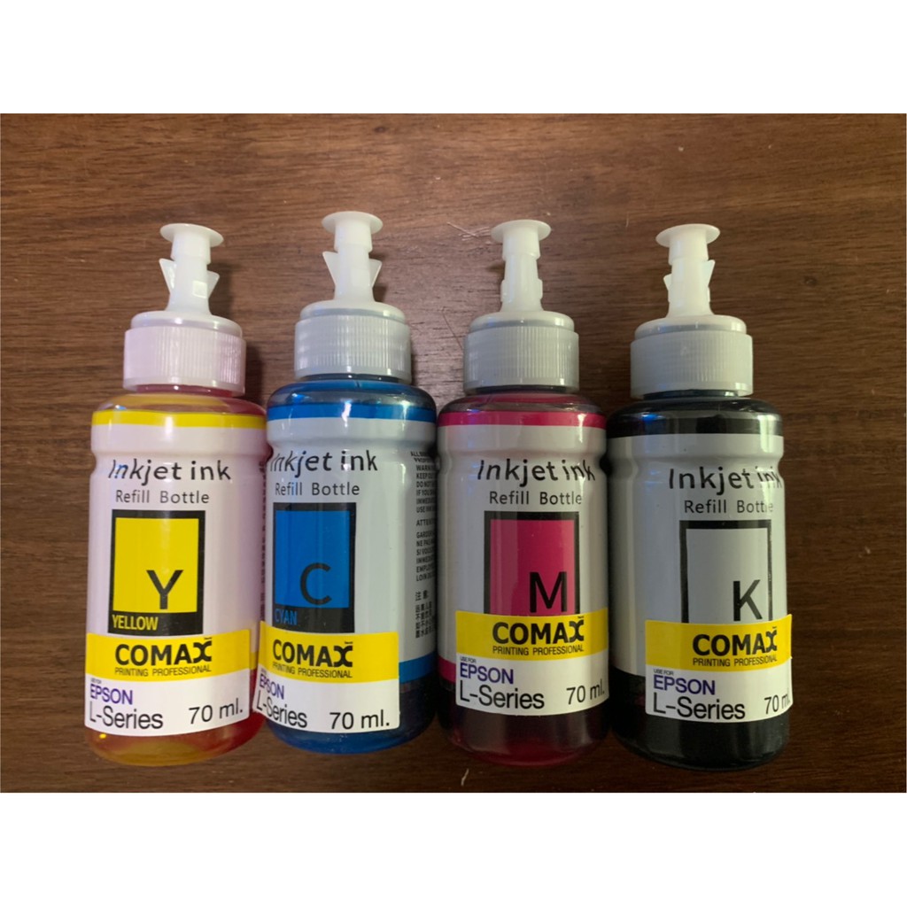 หมึกน้ำ LQ360 ยี่ห้อ COMAX ชุด 4 สี