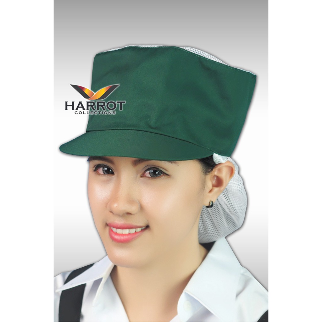 หมวกแก๊ป มีตาข่ายเก็บผม สีพื้น - รูปที่ 5