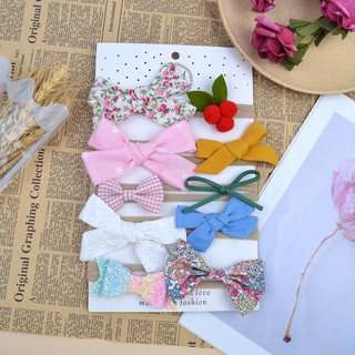 10 Pcs/set Nylon Flower Headband, Stretchable  Hair Accessories