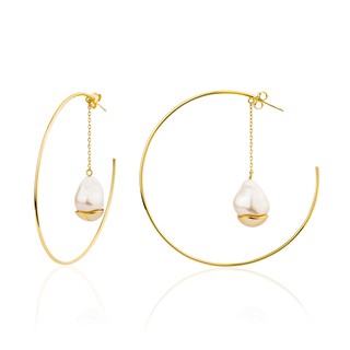 Haus of Jewelry - Marin Hoop Earrings