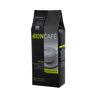 Boncafe All Day Roasted Coffee Bean 250g  บอนกาแฟออลเดย์เมล็ดกาแฟคั่ว 250 กรัม