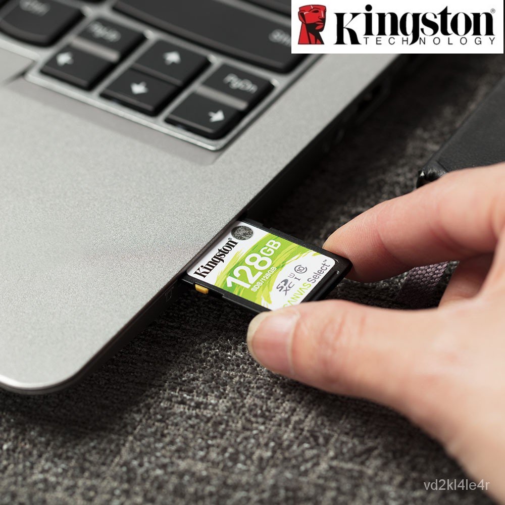 Kingston SD Card Canvas Select Plus SD 100MB/s Class10 SDS2 Memory Card (256GB 128GB 64GB 32GB 8GB)+ Adapter  *