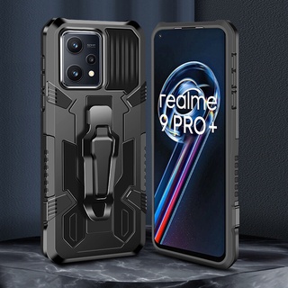 เคสโทรศัพท์มือถือ กันกระแทก พร้อมคลิปหนีบเข็มขัด สําหรับ Realme 9 Realme 9 Pro+ Realme 9i