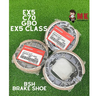 Bsh เบรกรองเท้า พร้อมสปริง สําหรับ Honda EX5 C70 GBO EX5 CLASS Lining Brek