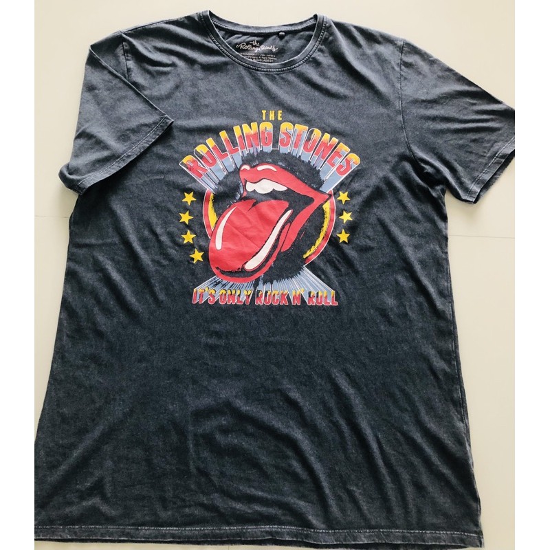 เสื้อวงผ้ายืดฟอก Rolling Stones ของแท้!!👅