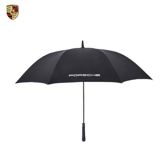 Porsche car umbrella macan Cayenne Cayman taycan 718 Boxster 911 Panamera car shop custom gift long handle high-end business car to place a sun umbrella