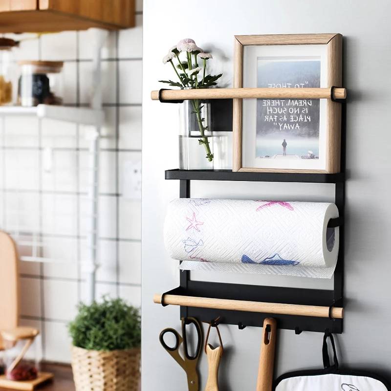 ชั้นแม่เหล็ก ชั้นเก็บของ Storage Rack อเนกประสงค์ข้างตู้เย็น เครื่องซักผ้า ติดแม่เหล็กด้านข้าง -มีพร้อมส่ง-