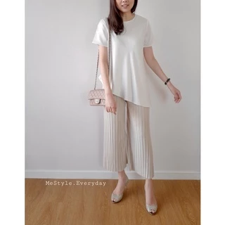 Hana Pleat Pants กางเกงผ้าอัดพลีท เนื้อผ้าทิ้งตัวดี สีสวย