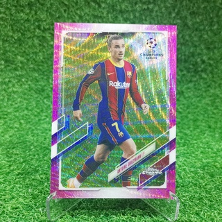 ขาย การ์ด Topps Chrome Uefa Champions League UCL 2020-21 Antoine Griezmann Pink X-Factor Barcelona การ์ดฟุตบอล Swapper