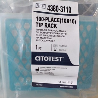 Citotest Tip Rack 100-place(10/10)