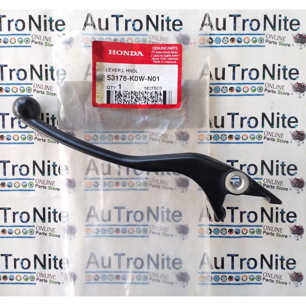 Lever L พวงมาลัยซ้ายด้านหลังเบรคสีดํา 53178-K0W-N01 Original Honda ADV PCX 150 Vario Stylo 160 ABS C