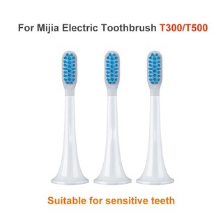 [พร้อมส่ง ในไทย] แปรงสีฟันไฟฟ้า หัวแปรง 3ชิ้น XiaoMi Mijia T300 T500 Sonic Electric Toothbrush Heads