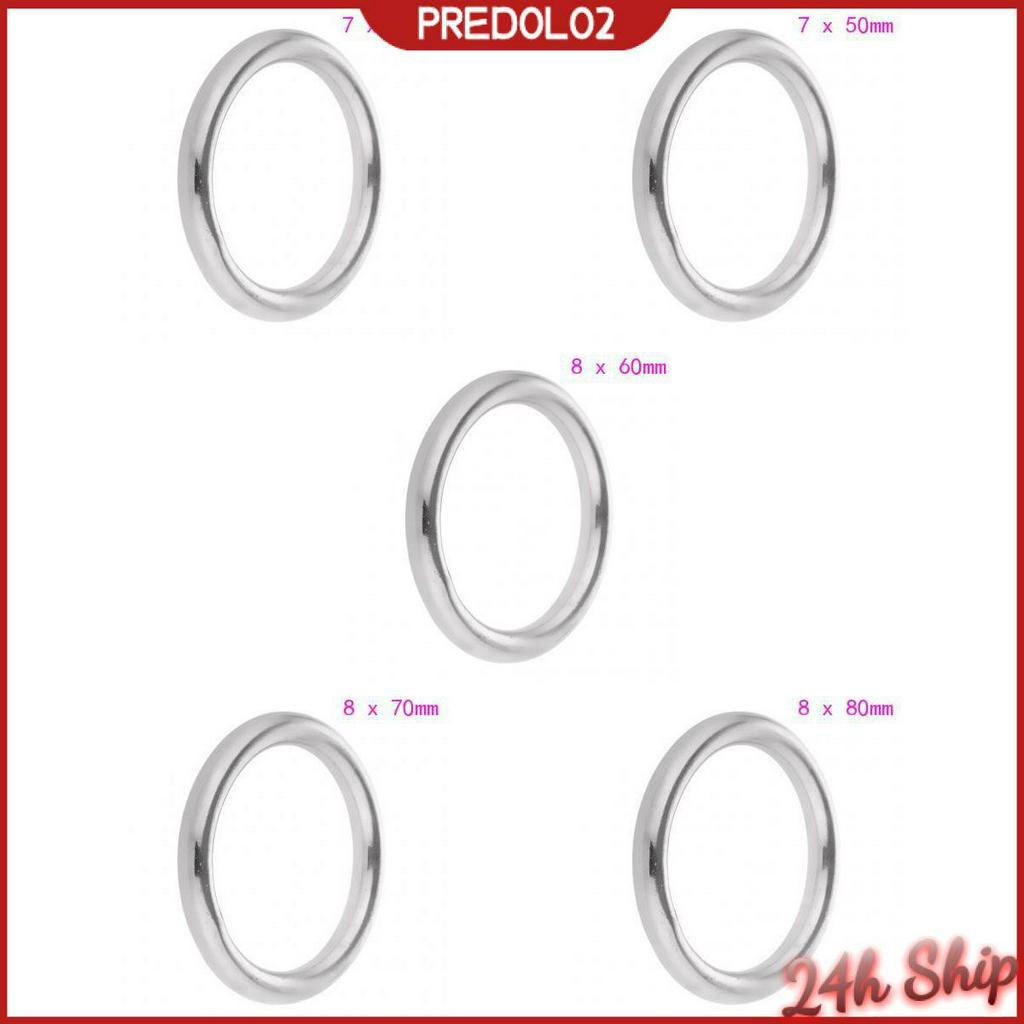 [PREDOLO2] ตัวเชื่อมสเตนเลส 304 ขัดเงา O 40 50 60 70