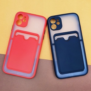 SAMSUNG A02/A02S/A12/A22 4Gเคสขอบนิ่มหลังขุ่นช่องใส่การ์ด เคสกันกล้อง เคสใส่การ์ด เคสหลังขุ่น เคสมือถือ