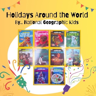 หนังสือความรู้รอบตัวสำหรับเด็ก Holidays around the world by National geographic kids เซต 10 เล่ม 10 เรื่อง