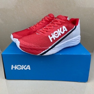 Hoka Rocket X Racing Road รองเท้าผ้าใบลําลอง ระบายอากาศ เหมาะกับการวิ่ง สําหรับผู้ชาย NJGF