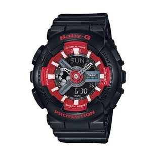 Casio baby-g นาฬิกาข้อมือแฟชั่น สายเรซิ่น CASIO BABY-G BA-110SN-1 - Black