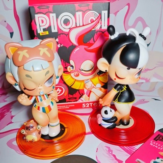 【ของแท้】กล่องสุ่ม ตุ๊กตาฟิกเกอร์ PIQIQI Little Monster Series 52TOYS ของเล่นสําหรับเด็ก