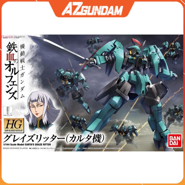 กันดั้มโมเดล HG IBO Carta Graze Ritter 1/144 สเกล