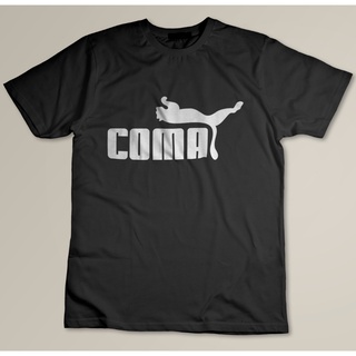 เสื้อยืดสกรีนลายชาย และหญิง คำพูด ลายกวนๆ เท่ๆ coma