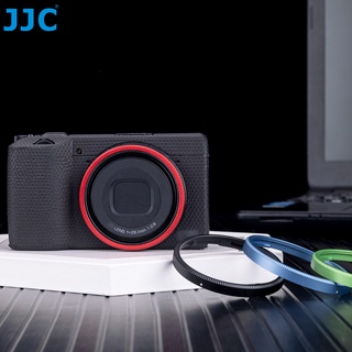 JJC GN-2 แหวนตกแต่งเลนส์โลหะสำหรับกล้อง Ricoh GR IIIx GR3x, แทนที่แหวนตกแต่ง Ricoh GN-2 มี 4 สี