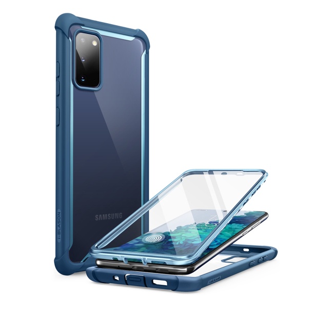 I-blason Ares Series เคสโทรศัพท์มือถือแบบใส สองชั้น กันกระแทก พร้อมตัวป้องกันหน้าจอ สําหรับ Samsung Galaxy S20 FE 5G 4G 2020