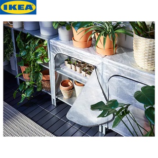 IKEA HYLLIS ฮึลลิส ชั้นวางของมีที่หุ้ม,พร้อมที่หุ้มใส ขนาดชั้นวาง 60x27x140 ซม และขนาด 60x27x74 ซม