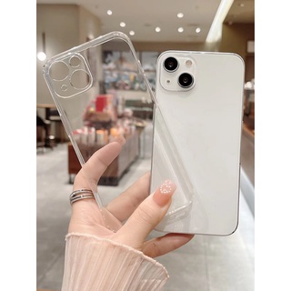 เคสโทรศัพท์มือถือ Tpu HD แบบใส สําหรับ iPhone 6 6S 7 8 14 Plus XR X XS Max 14 11 12 13 Pro Max Mini SE2020