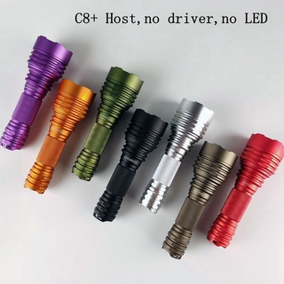 Convoy C8+ ไฟฉาย ไม่มีไฟ LED ไม่มีไดรเวอร์ สําหรับ LED CREE XML XPL HI XPL