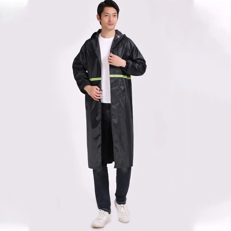 เสื้อกันฝน มีฮู้ด ยาว มีแถบสะท้อนแสง ขี่มอไซค์ thumbnail 10