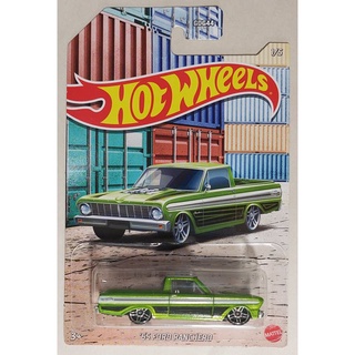 66HW โมเดลรถขนาดเล็ก Hotwheels / Hot wheels 🌱 65 Ford Ranchero Green Color  แพ็คสวย การ์ดสวย ใหม่ พร้อมจัดส่ง