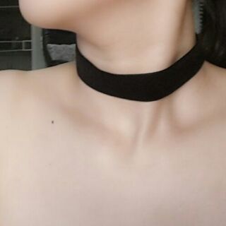 Choker เส้นใหญ่ ริบบิ้น