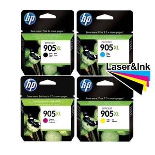 หมึกอิงค์เจ็ท HP 905XL Black / Cyan / Magenta / Yellow