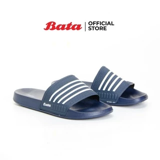 *Best Seller* Bata MENS SLIPPERS รองเท้าเล่นน้ำสงกรานต์ สำหรับผู้ชาย แบบสวม สีน้ำเงิน รหัส 8619728
