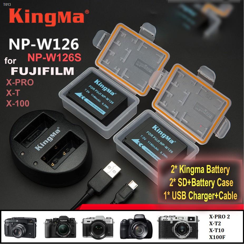 insREADY STOCK Fujifilm NPW126 Compatible Kingma NPW126S Dual Battery USB Charger X100F XT2