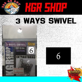 ตะขอหมุนสวิงตกปลา 3 Ways Swivel เเละ 3 Ways Long Swivel