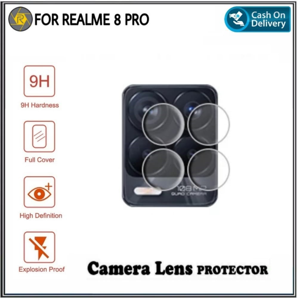 Di AlvaCaseAcc Tempered Flaxible Camera REALME 8 / 8 PRO 2021 กล้องป้องกันรอยขีดข่วน