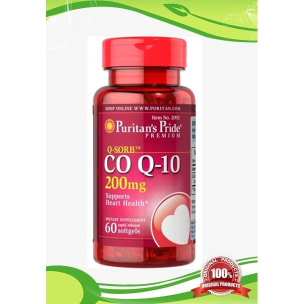 Puritan's Pride Co Q10 - 200 Mg. / 60 Sofgels
